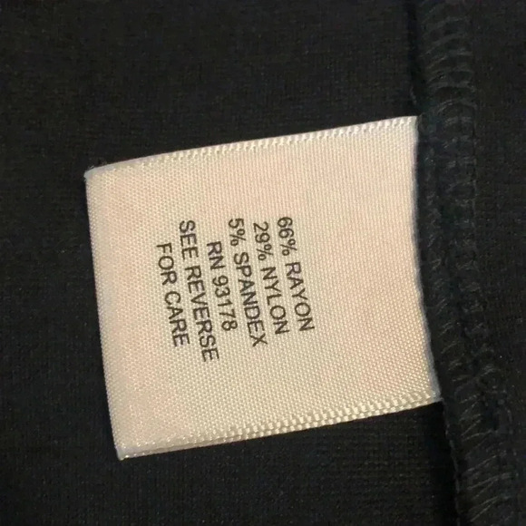 Philosophy black straight fit crew  neck zippered long sleeve dress S - Picture 4 of 4